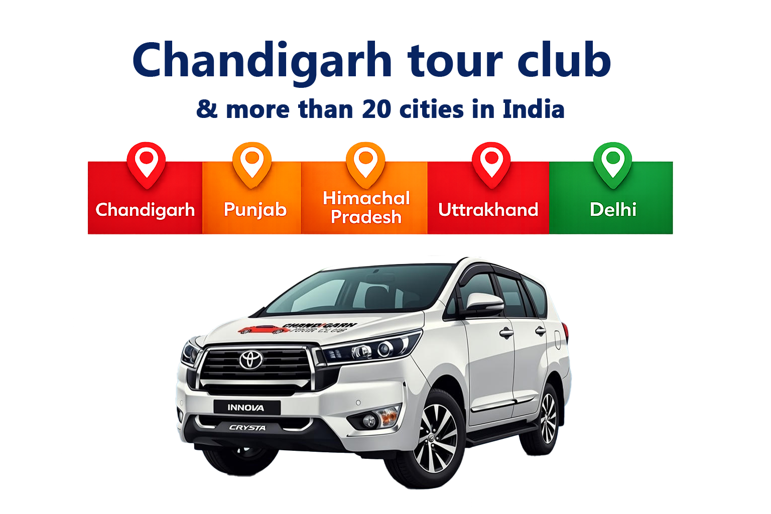 Lowest Taxi Prices | Taxi Services in Chandigarh | Chandigarh Tour Club