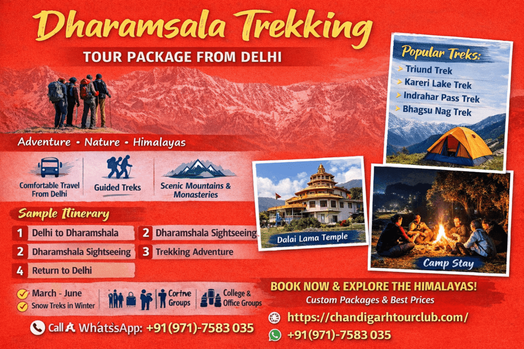 Dharamsala Trekking Tour Package