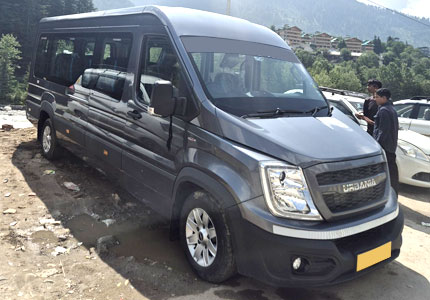 12 Seater Urbania Traveller Rental Price in Chandigarh & Zirakpur - Chandigarh Tour Club