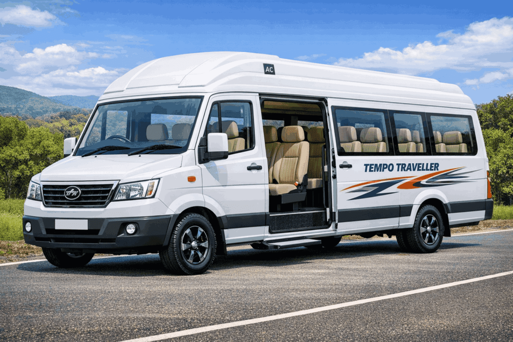 26 Seater Tempo Traveller Rental Price in Chandigarh & Zirakpur - Chandigarh Tour Club