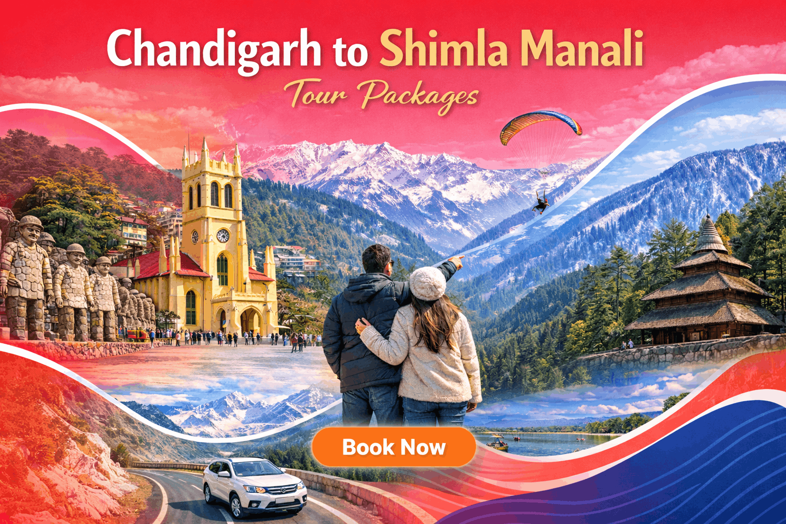 Chandigarh to Shimla Manali Tour Packages