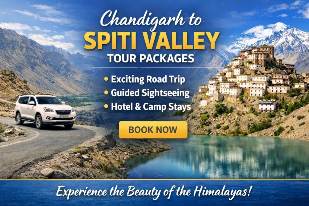 Chandigarh to Spiti Valley Tour Package - Chandigarh Tour Club