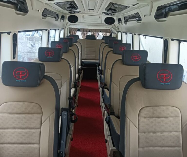 Luxury Tempo Traveller 1×1 Maharaja Rental Price in Chandigarh & Zirakpur - Chandigarh Tour Club