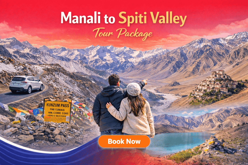 Manali to Spiti Valley Tour Package - Book Manali to Spiti Cab or Self Drive - Chandigarh Tour club