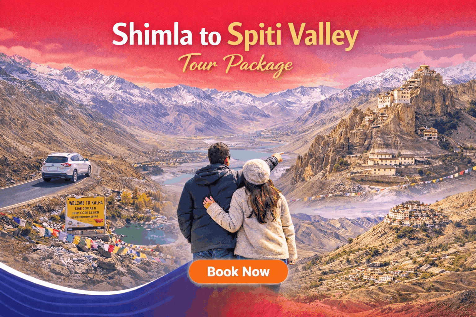 Shimla to Spiti Valley Tour Package - Book Himachal Tour Packages - Chandigarh Tour club